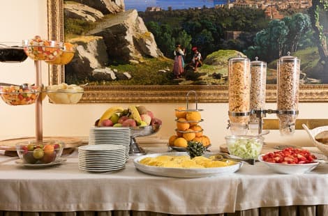 La colazione dell'hotel Due Golfi