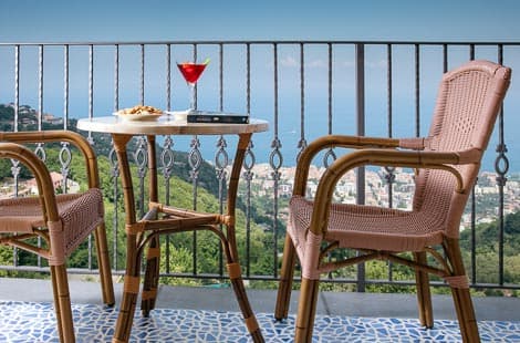 Chambre avec vue mer à Massa Lubrense